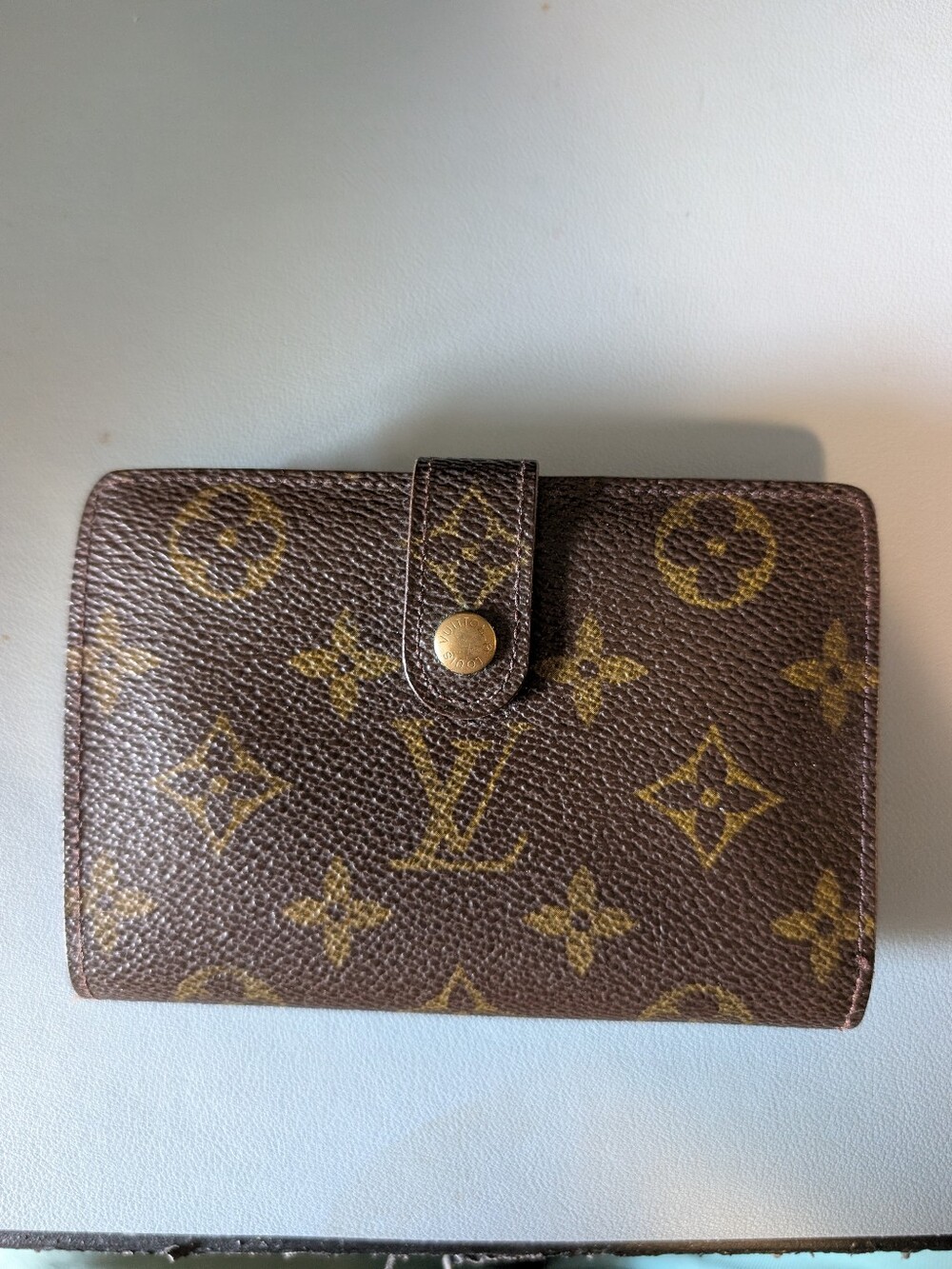 LOUIS VUITTON Vintage French Kisslock Wallet